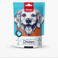 تشویقی سگ ونپی نواری با طعم مرغ ، Wanpy Chicken Jerky Strips
