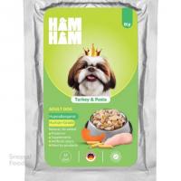 پوچ سگ بوقلمون و پاستا HamHam