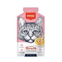 سوپ گربه ونپی با طعم ماهی تن و میگو Wanpy Cat Meat Broth