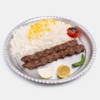 چلو کباب کوبیده معمولی