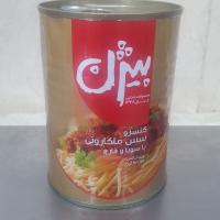 کنسرو سس ماکارانی با سویا و قارچ بیژن 380 گرمی
