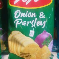 چیپس پیاز و جعفری مزمز 