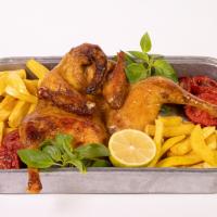 جوجه محلی سرخ شده