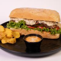 ساندویچ بیف استیک