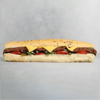 چیز برگر زغالی باگت