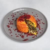 ته چین مسما اسفناج با مرغ