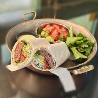 ساندویچ رول لواش با کباب