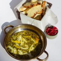 املت قارچ و اسفناج