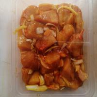 جوجه کبابی سینه بدون استخوان زعفرانی