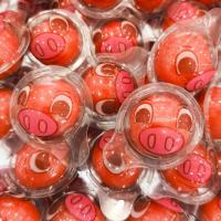 آدامس بادکنکی طرح پاپا پیگ قرمز