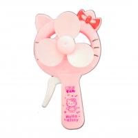 بادبزن دستی هلو کیتی صورتی