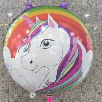 بادکنک فویلی مدل یونیکورن اسب تکشاخ