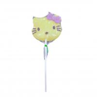 آبنبات چوبی طرح هلوکیتی زرد رنگ