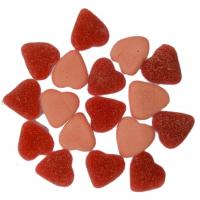 پاستیل قلبی شکری قرمز صورتی