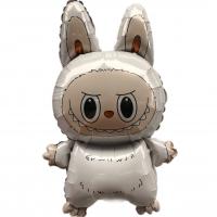 بادکنک فویلی مدل لبوبو سفید