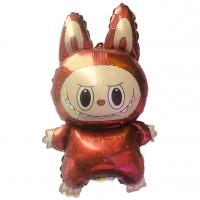 بادکنک فویلی مدل شخصیت لبوبو قهوهای(خرسی)