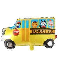 بادکنک فویلی مدل اتوبوس حیوانات