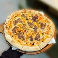 پیتزا سیر و استیک ایتالیایی 35 سانتی متری