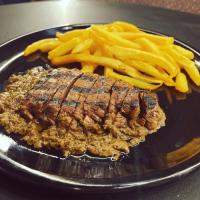 استیک گوشت با سس آنتراکوت