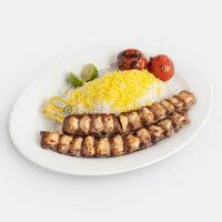 چلو کباب کوبیده نگین دار