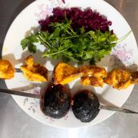 خوراک جوجه کباب سینه مرغ