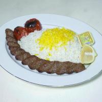 چلو کباب لقمه