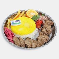 چلو کباب چنجه ترش