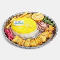 چلو جوجه کباب زعفرانی (فیله)