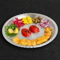 جوجه کباب سینه مرغ زعفرانی