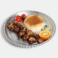 کته کباب جوجه ترش زغالی