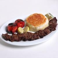 کته کباب برگ زغالی