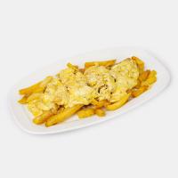 سیب زمینی سرخ شده با پنیر