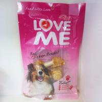 تشویقی سگ love me طعم مرغ و کلسیم 60 گرمی