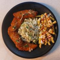 فیله مرغ سوخاری چهار تکه تند و شیرین