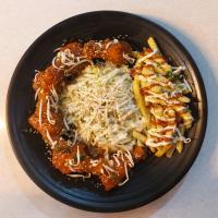 کتف مرغ سوخاری شش تکه تند و شیرین