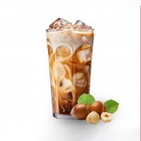 آیس لاته با شیر فندوق