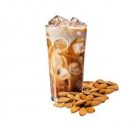 آیس لاته با شیر بادام