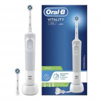 مسواک برقی سفید اورال بی مدل Vitality 170دارای 2سری Cross Action