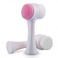 فیس براش دستی دو طرفه مویی و سیلیکونی