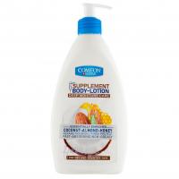 لوسیون بدن مرطوب کننده پوست خشک و حساس کامان نارگیل بادام عسل