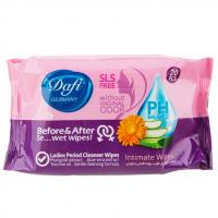 دستمال مرطوب بهداشتی بانوان دافی