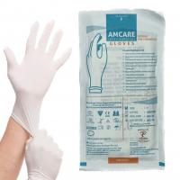دستکش جراحی لاتکس استریل سایز ۷ Amcare