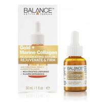 سرم جوانساز پوست بالانس مدل Gold + Marine Collagen