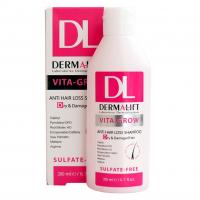 شامپو تقویت کننده موهای خشک درمالیفت مدل Vita-Grow