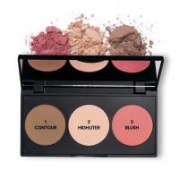 پالت 3 کاره کانتور هایلایتر رژگونه گلدن رز