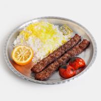 چلو کباب کوبیده معمولی