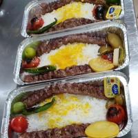 چلو کباب کوبیده معمولی