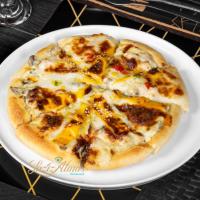 پیتزا چیکن آلفردو آمریکایی