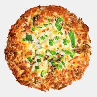 پیتزا گوشت و قارچ آمریکایی