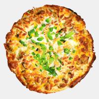 پیتزا مرغ و قارچ